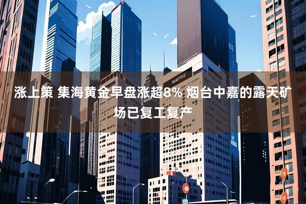 涨上策 集海黄金早盘涨超8% 烟台中嘉的露天矿场已复工复产